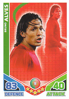 Bruno Alves Portugal 2010 World Cup Match Attax #184